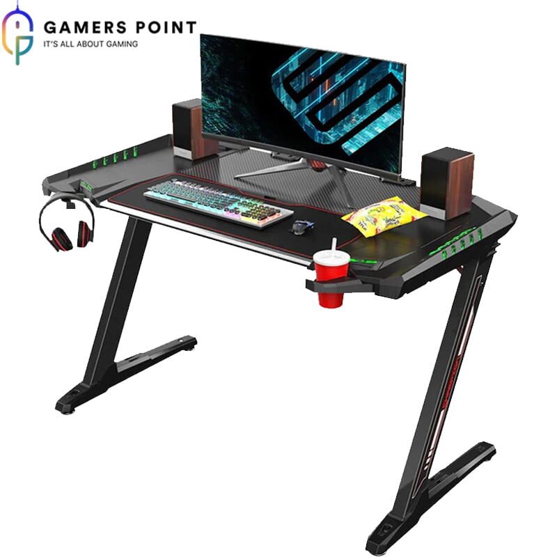 Eureka General Z2 Gaming Desk with RGB Lights - Now In Bahrain