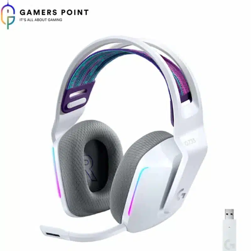 Wireless Gaming Headset LOGITECH G733 - White | In Bahrain