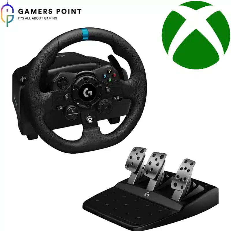 Logitech G923 Racing Wheel and Pedals for Xbox | Now In Bahrain