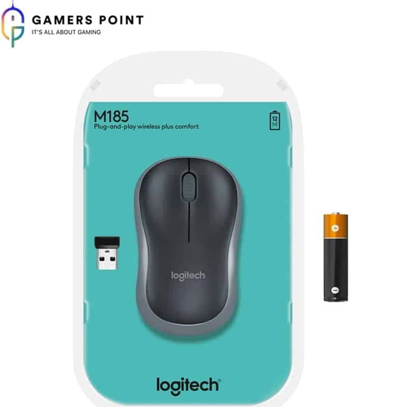 Wireless Nano Mouse Logitech M185 at Gamerspoint - Bahrain