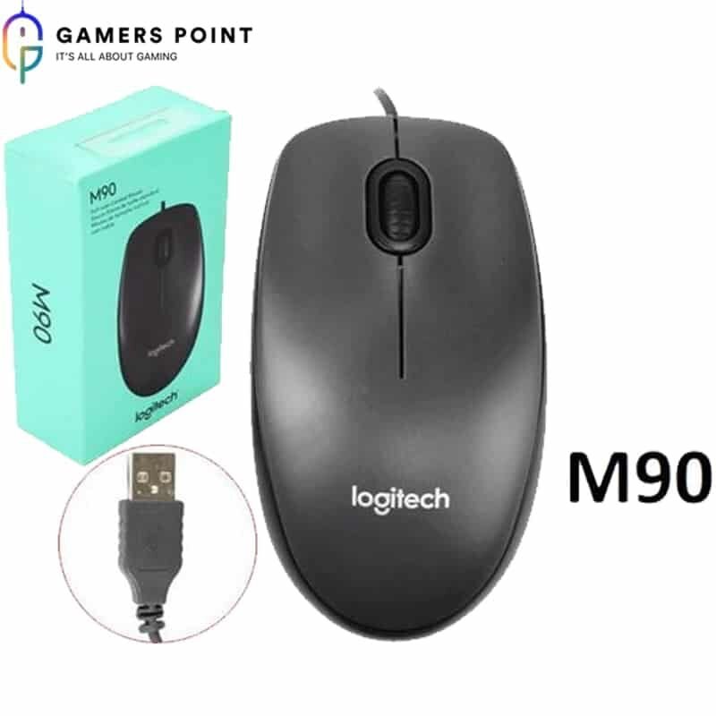 Logitech Wired Mouse M90 at Gamerspoint - Now In Bahrain