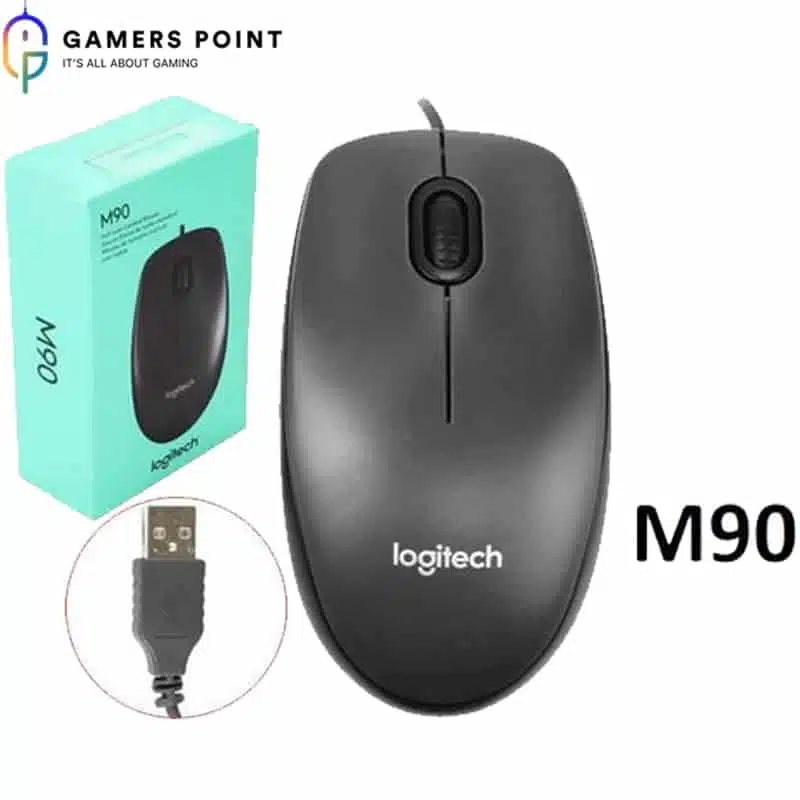 Logitech Wired Mouse M90 at Gamerspoint - Now In Bahrain