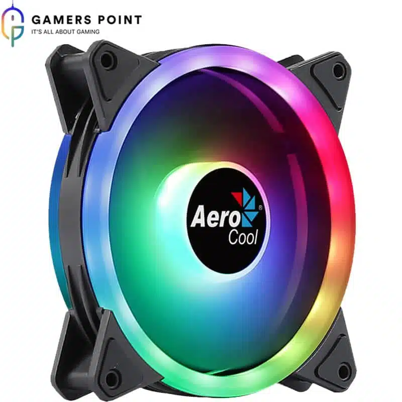 ARGB Fans Duo 12 Pro Pack Aerocool 3x and RGB | in Bahrain