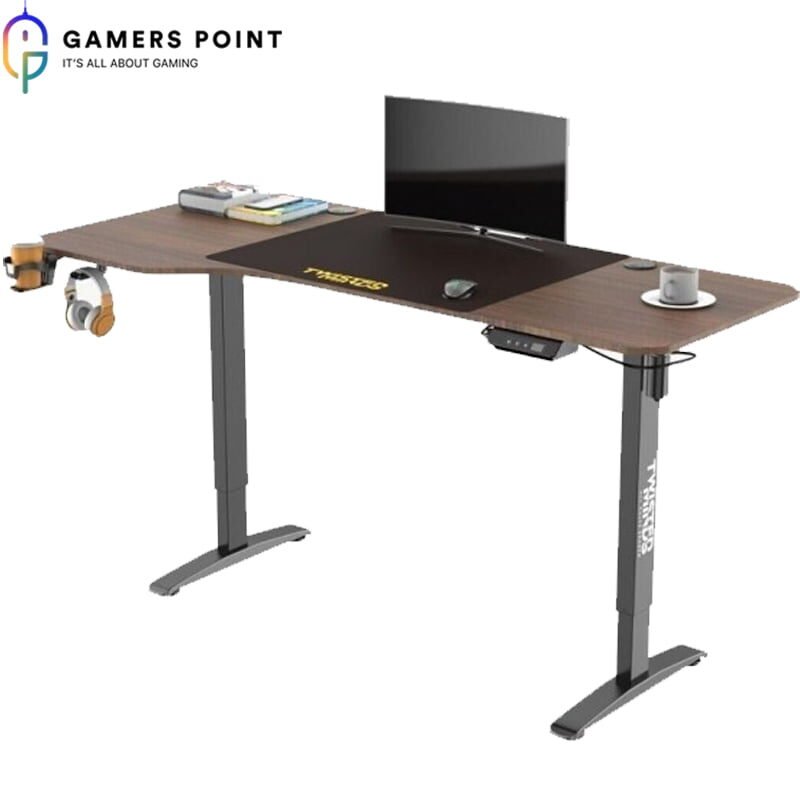 Twisted Minds T-Shaped Electric Gaming Desk | Now In Bahrain