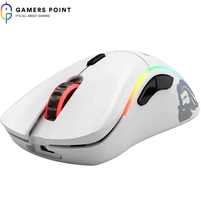 Glorious Model D Wireless Gaming Mouse - Matte White | Bahrain