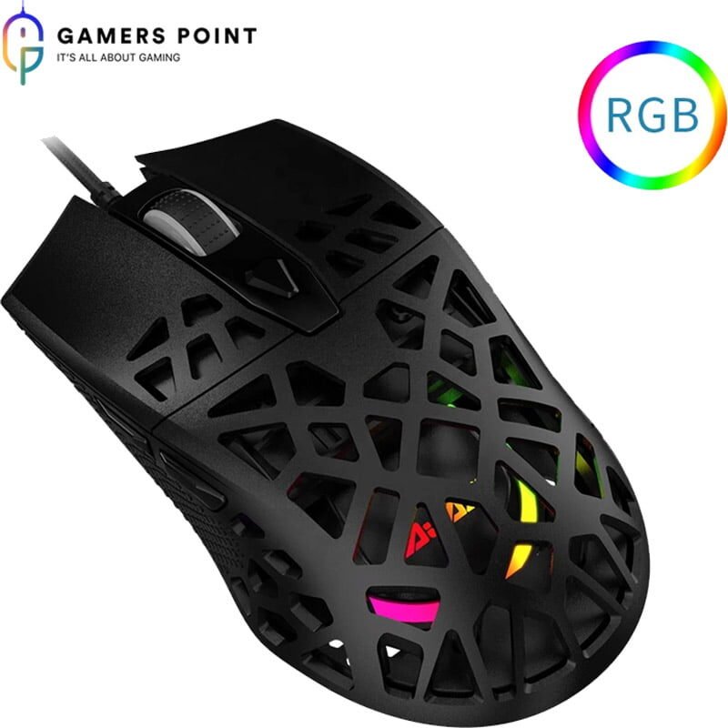 Ajazz AJ339 RGB Gaming Mouse Black | Gamerspoint In Bahrain