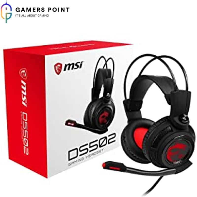 MSI DS502 Gaming Headset 7.1 Surround Sound | Gamerspoint