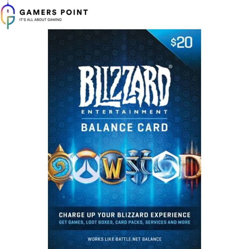 BLIZZARD Gift Card ($20) Gamerspoint | Now in Bahrain