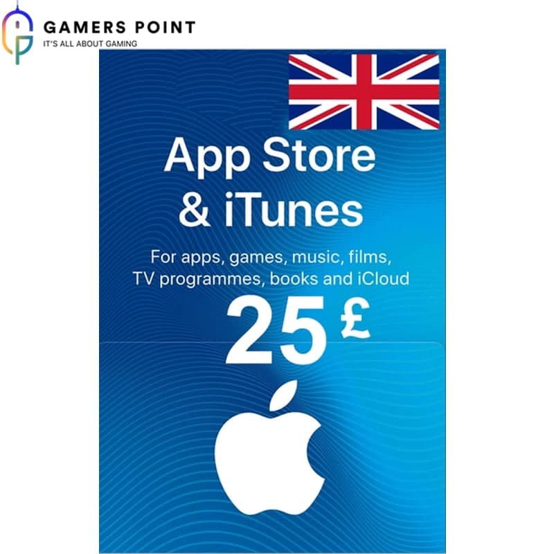 iTunes Gift Card (25£) | Gamerspoint | Available Now in Bahrain