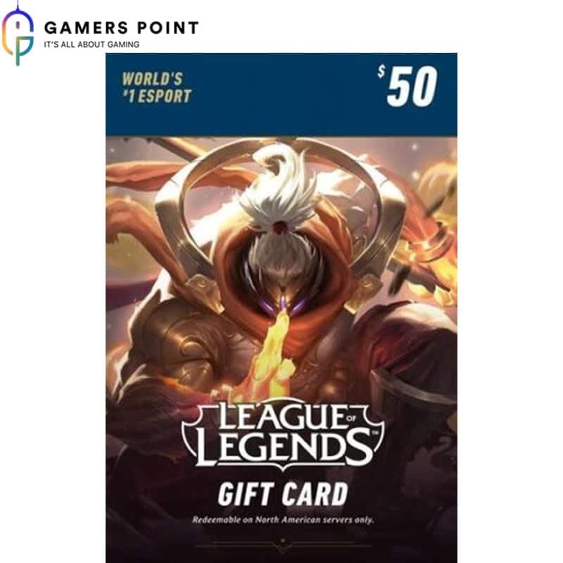 League of Legends Gift Card ($50) In Bahrain - Gamerspoint