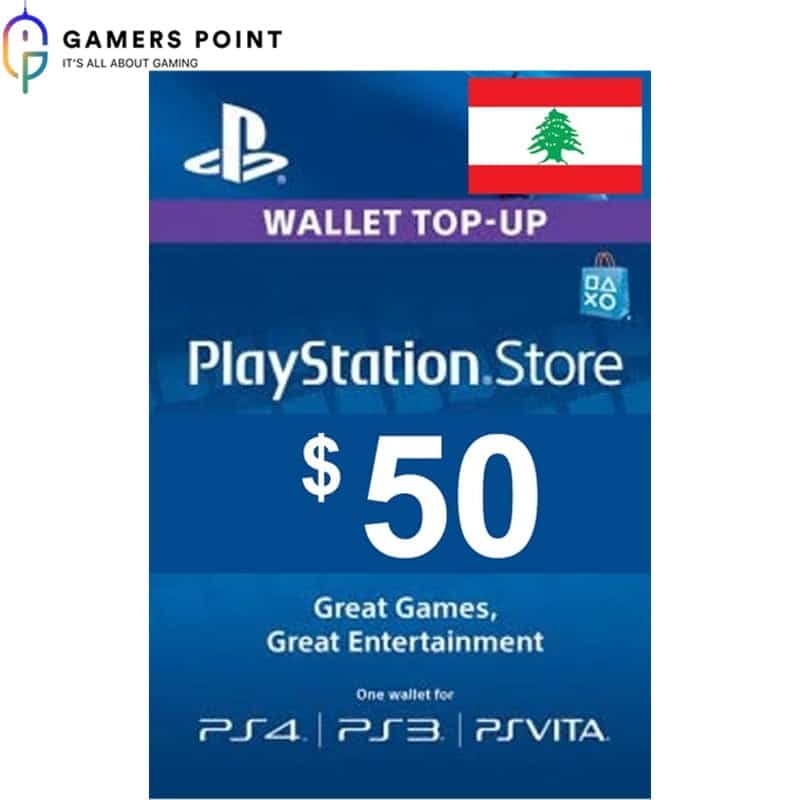 PlayStation Gift Card ($50) LBN | Now in Bahrain at Gamerspoint