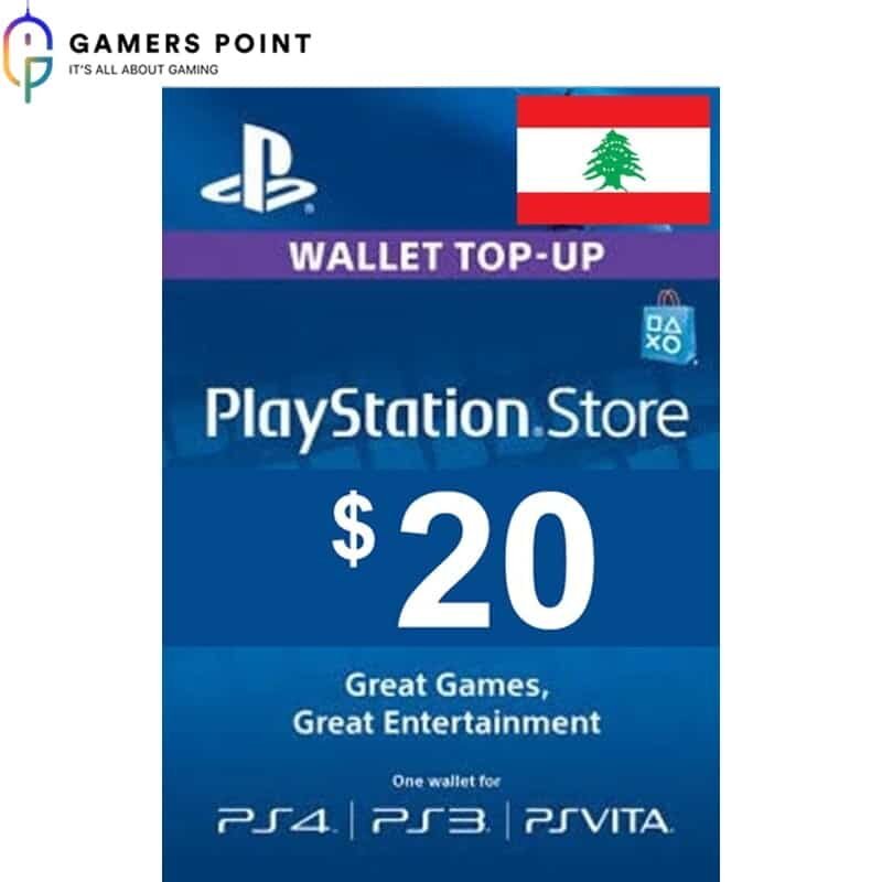 PlayStation Gift Card ($20) LBN | Now in Bahrain at Gamerspoint