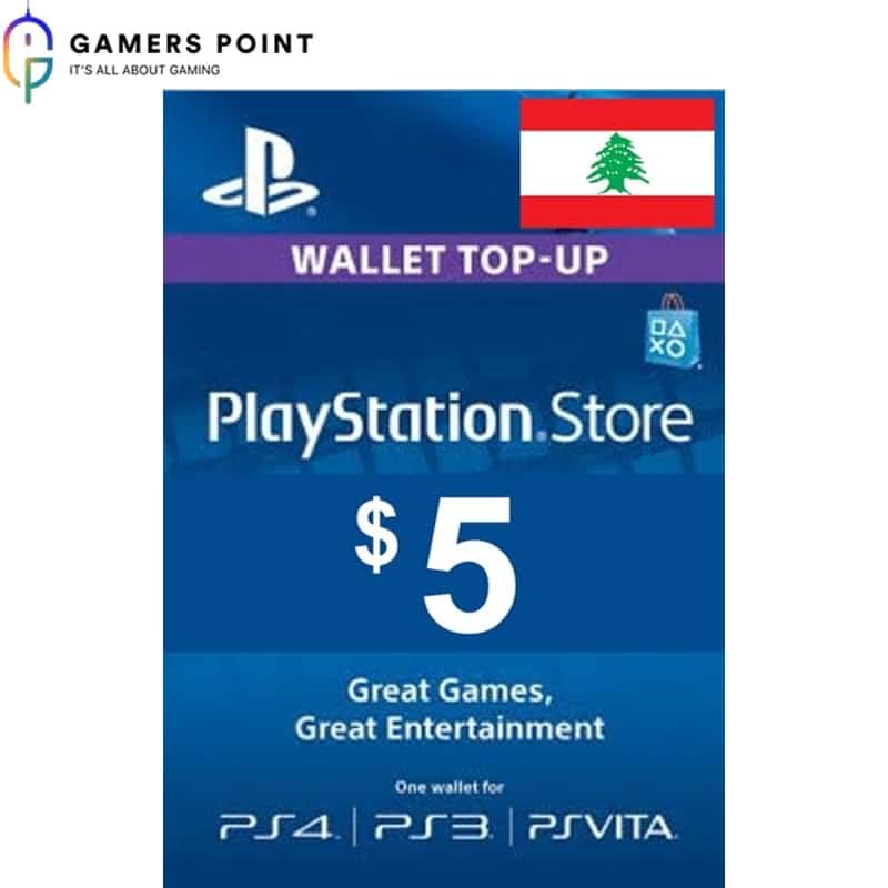 PlayStation Gift Card ($5) LBN | Now in Bahrain Gamerspoint
