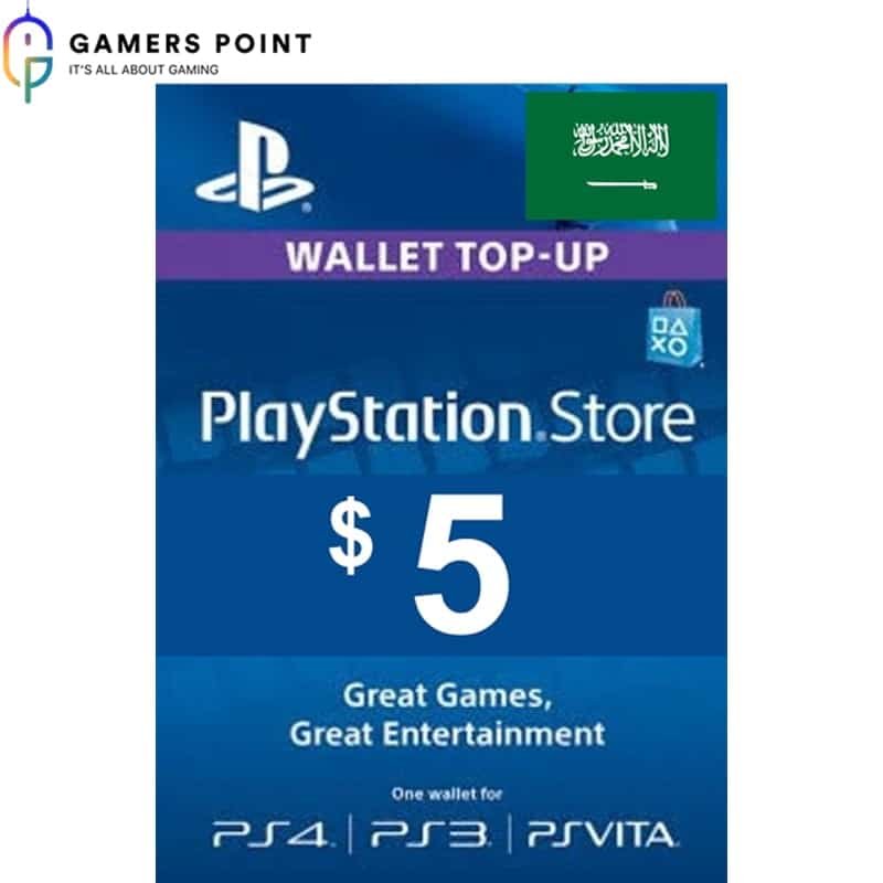 PlayStation Gift Card Perfect to the a $5 in Saudi Arabia in Bahrain