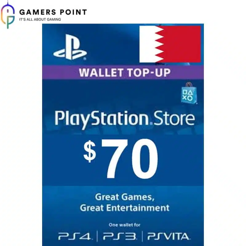 PlayStation Gift Card ($70) Gamerspoint | Now Available in Bahrain