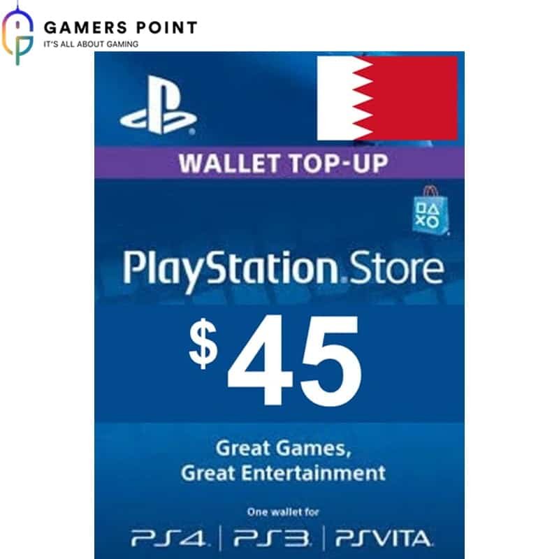 PlayStation Gift Card ($45) Gamerspoint | Available Now in Bahrain