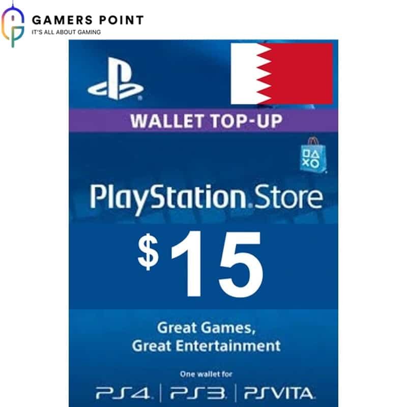 PlayStation Gift Card ($15) Gamerspoint | Now Available in Bahrain
