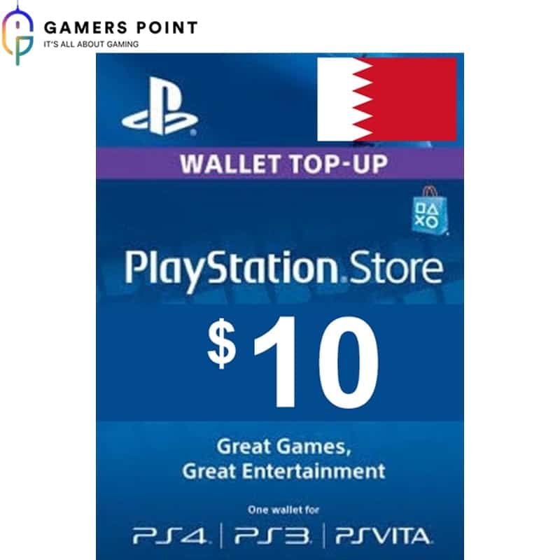 PlayStation Gift Card ($10) Gamerspoint | Now Available in Bahrain
