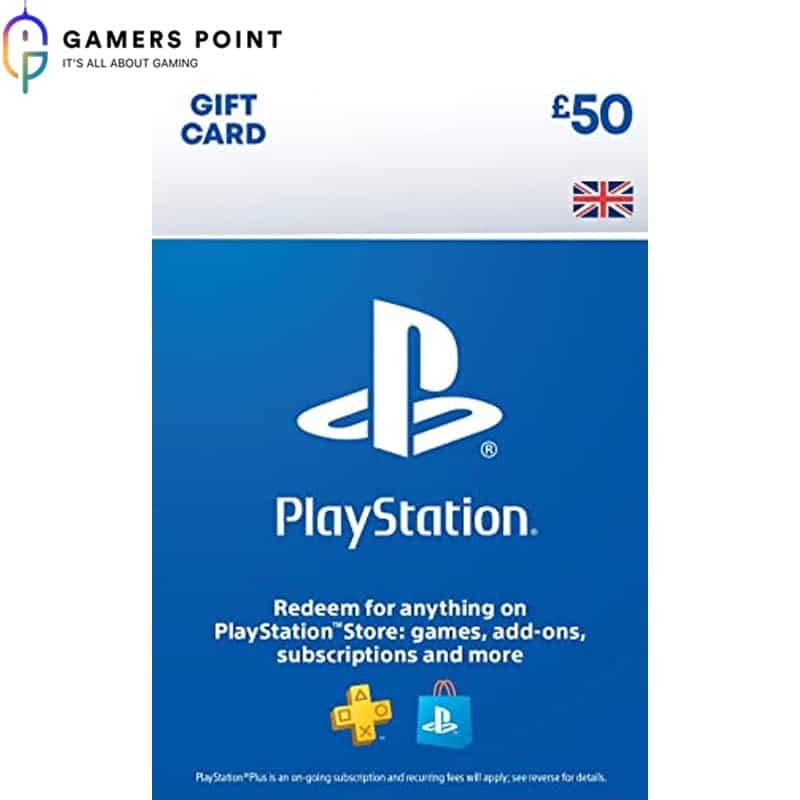 PlayStation Gift Card (£50) UK | Available Now In Bahrain