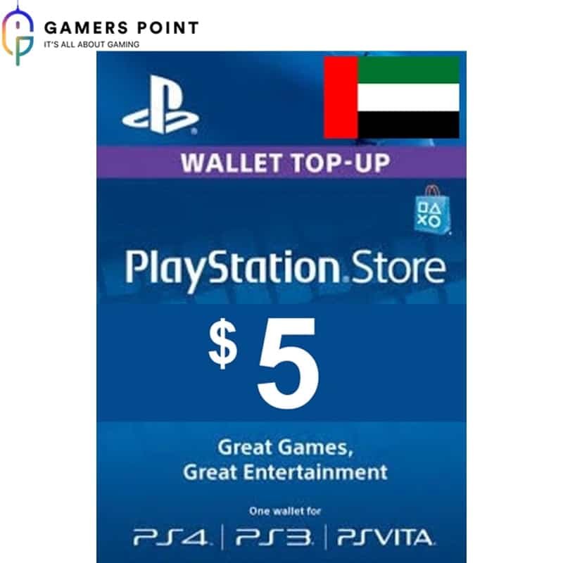 PlayStation Gift Card ($5) in UAE | Gamerspoint Now in Bahrain