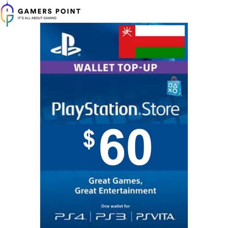 PlayStation Gift Card ($60) OMAN Now in Bahrain | Gamerspoint