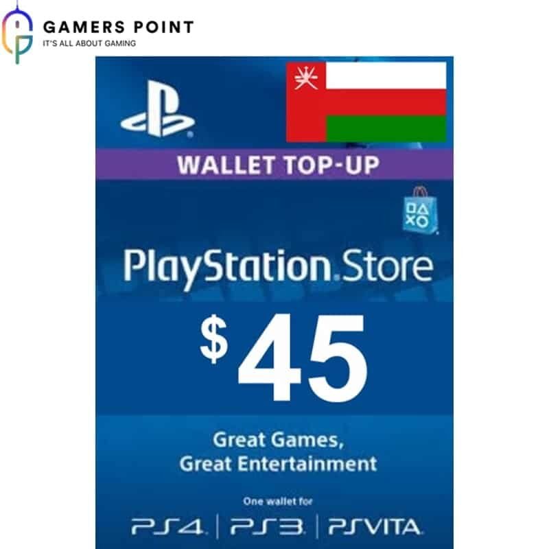 PlayStation Gift Card ($45) OMAN Now in Bahrain | Gamerspoint