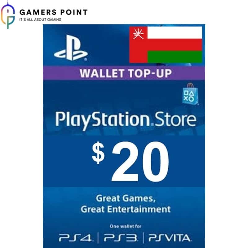 PlayStation Gift Card ($20) OMAN Now in Bahrain | Gamerspoint