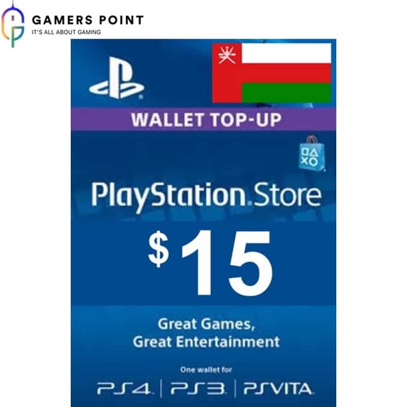 PlayStation Gift Card ($15) OMAN Now in Bahrain | Gamerspoint