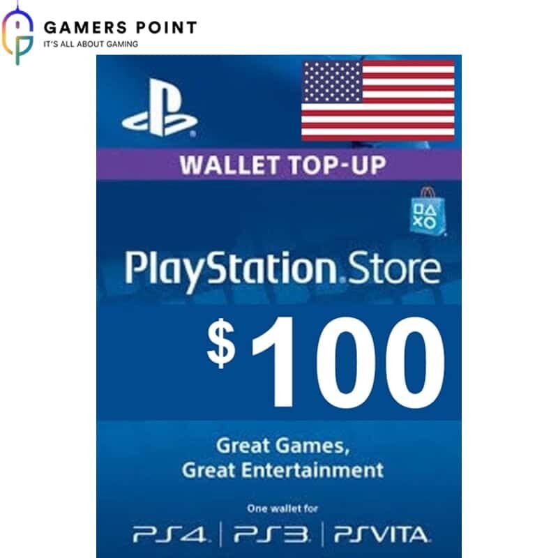 PlayStation Gift Card ($100) USA | Gamerspoint Now in Bahrain