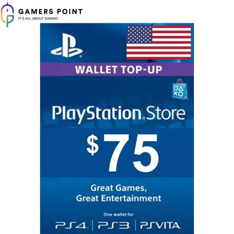 PlayStation Gift Card ($75) USA | Gamerspoint Now in Bahrain
