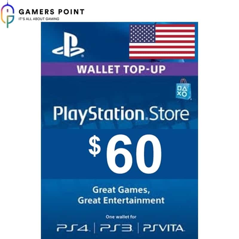 PlayStation Gift Card ($60) USA | Gamerspoint Now in Bahrain