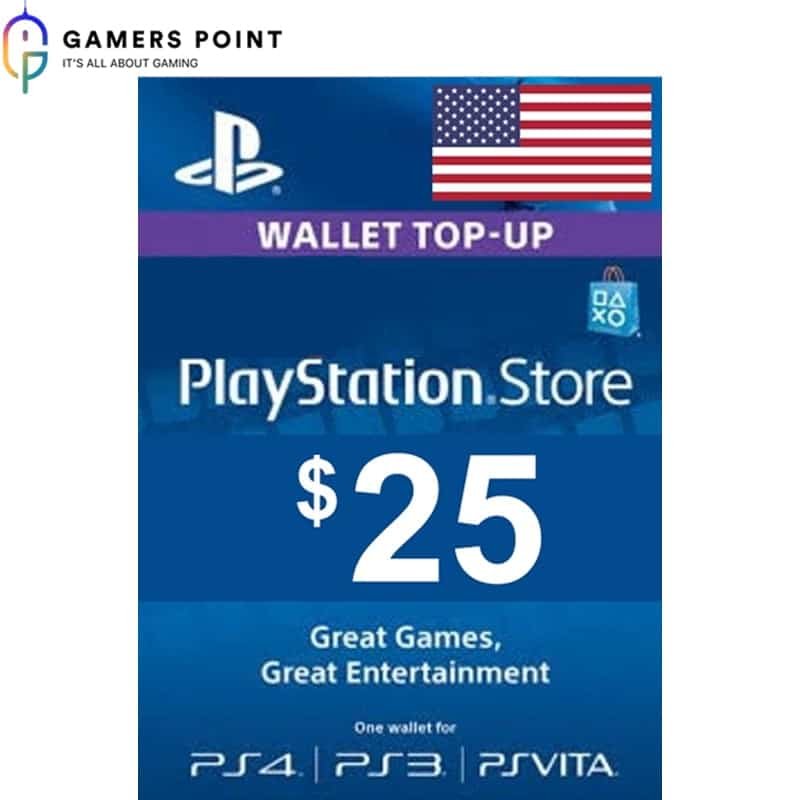 PlayStation Gift Card ($25) USA | Gamerspoint Now in Bahrain