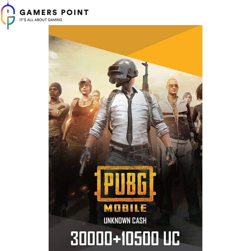 PUBG Gift Card 30000 + 10500 UC with Best Rates | in Bahrain