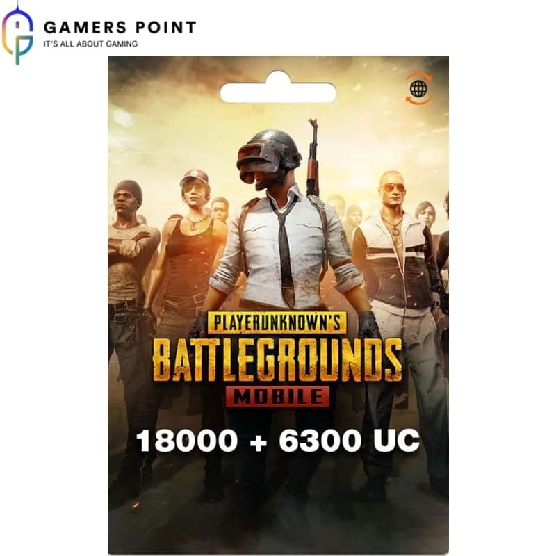 PUBG Gift Card 18000 + 6300 UC with Best Rates | in Bahrain