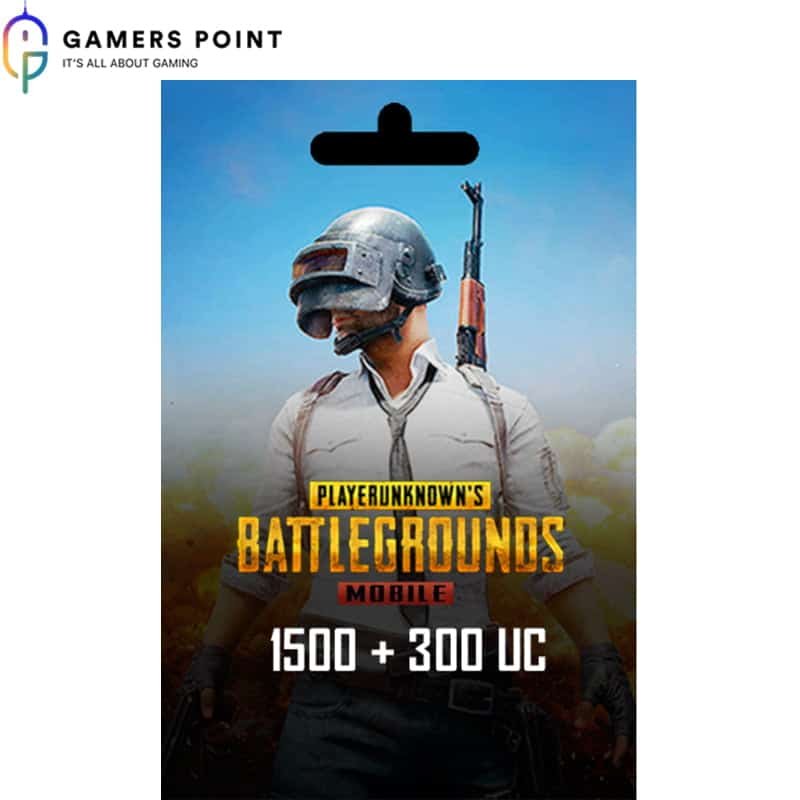PUBG Gift Card 1500 + 300 UC with Best Rates | in Bahrain