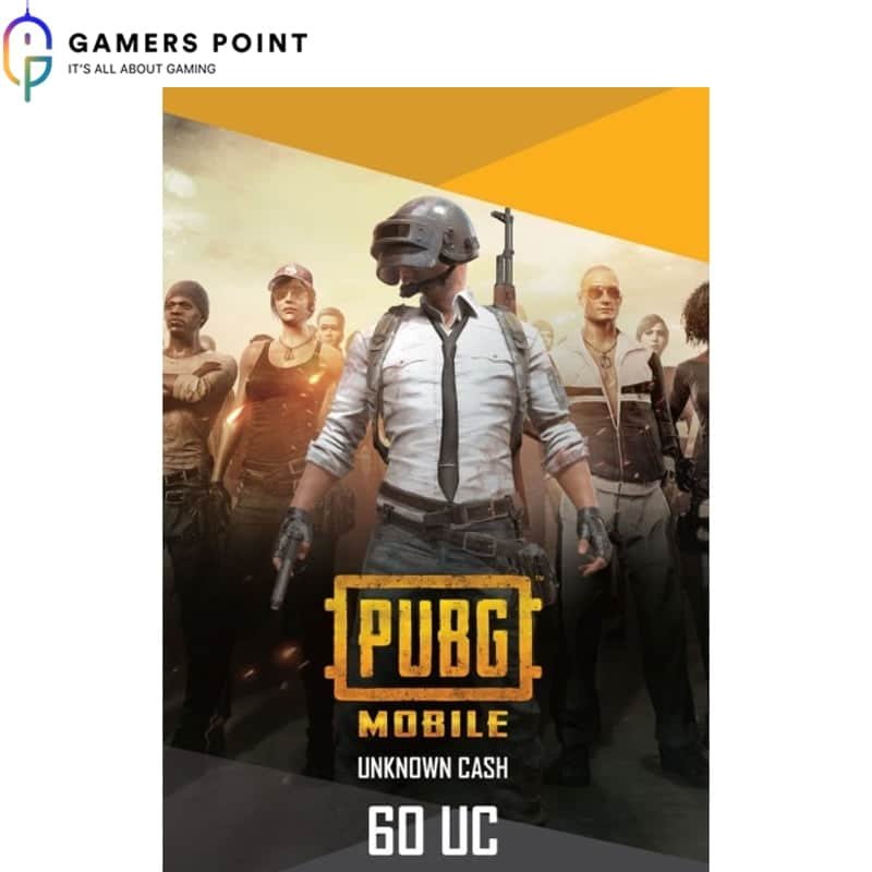 PUBG Gift Card 60 UC with Best Rates | in Bahrain