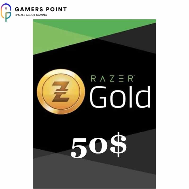 RAZER GOLD Gift Card (50$) Gamerspoint | Now in Bahrain