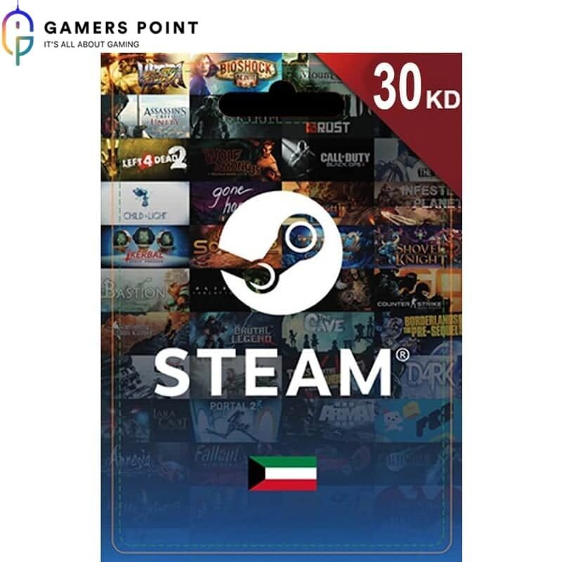STEAM Gift Card (30 KD) in Bahrain | Gamerspoint Online Shop