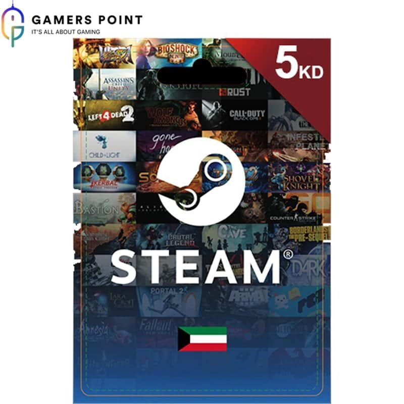 STEAM Gift Card (5 KD) in Bahrain | Gamerspoint Online Shop