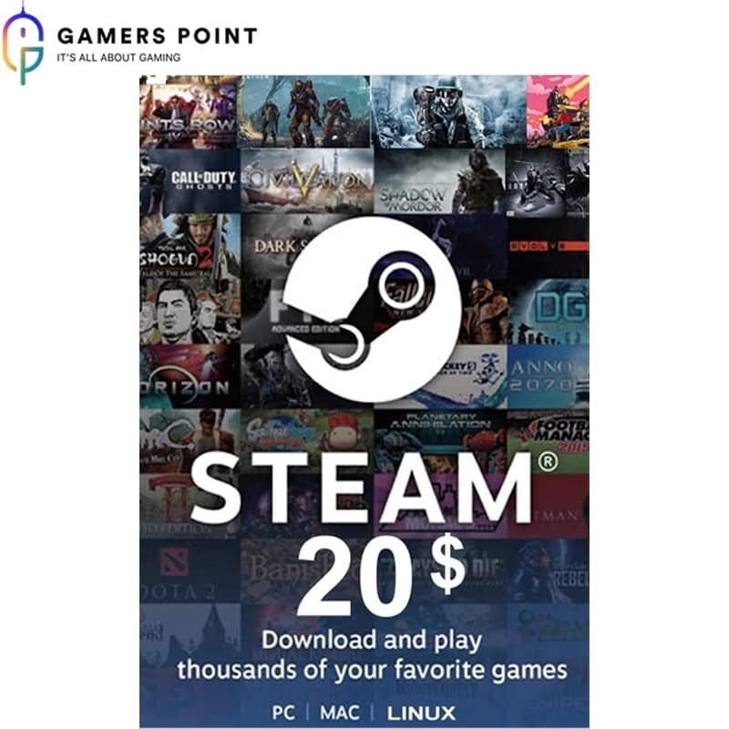 Steam Gift Card (20$) USA in Bahrain | Gamerspoint Online Shop