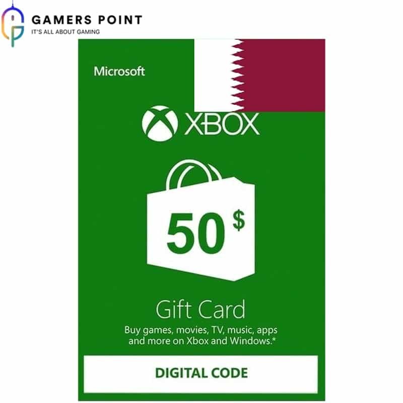 Xbox Gift Card (50$) QAT In Bahrain | Gamerspoint - Gaming Store