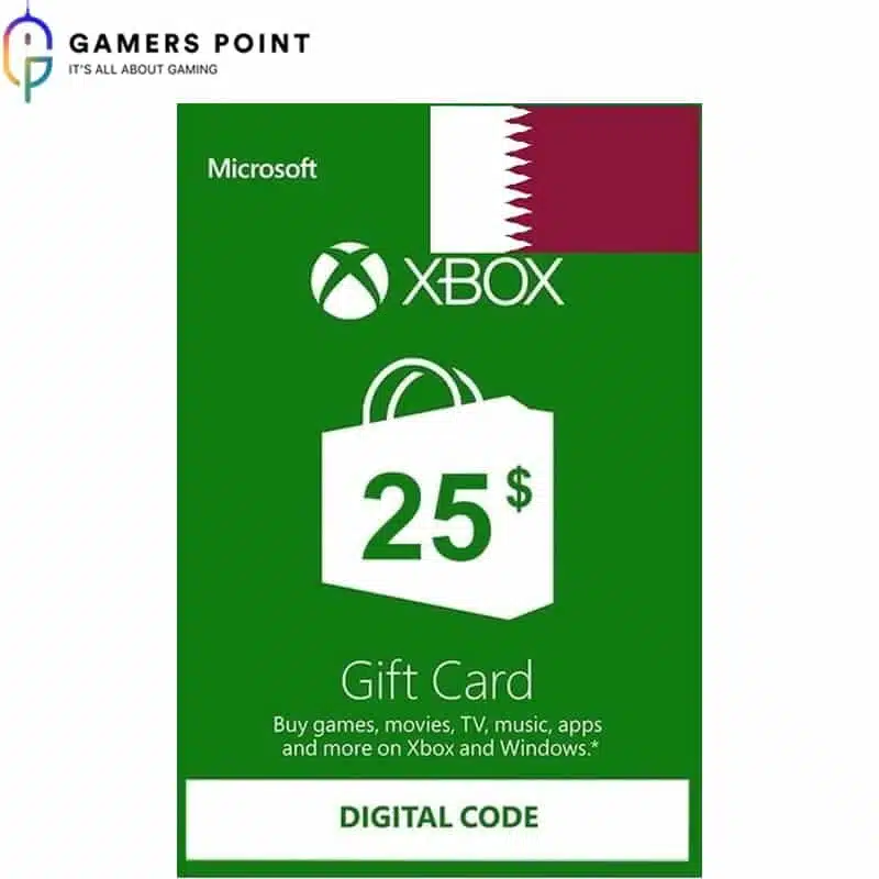 Xbox Gift Card (25$) QAT | Gamerspoint Gaming Store In Bahrain