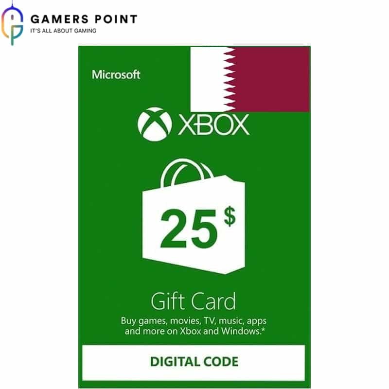 Xbox Gift Card (25$) QAT | Gamerspoint Gaming Store In Bahrain