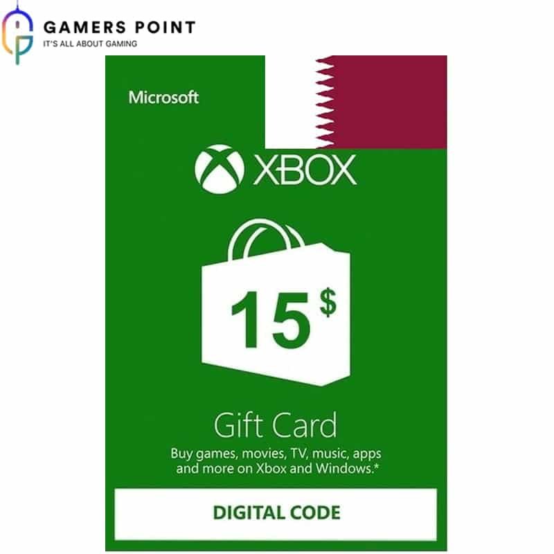 Xbox Gift Card (15$) Qatar | Gamerspoint Gaming Store in Bahrain