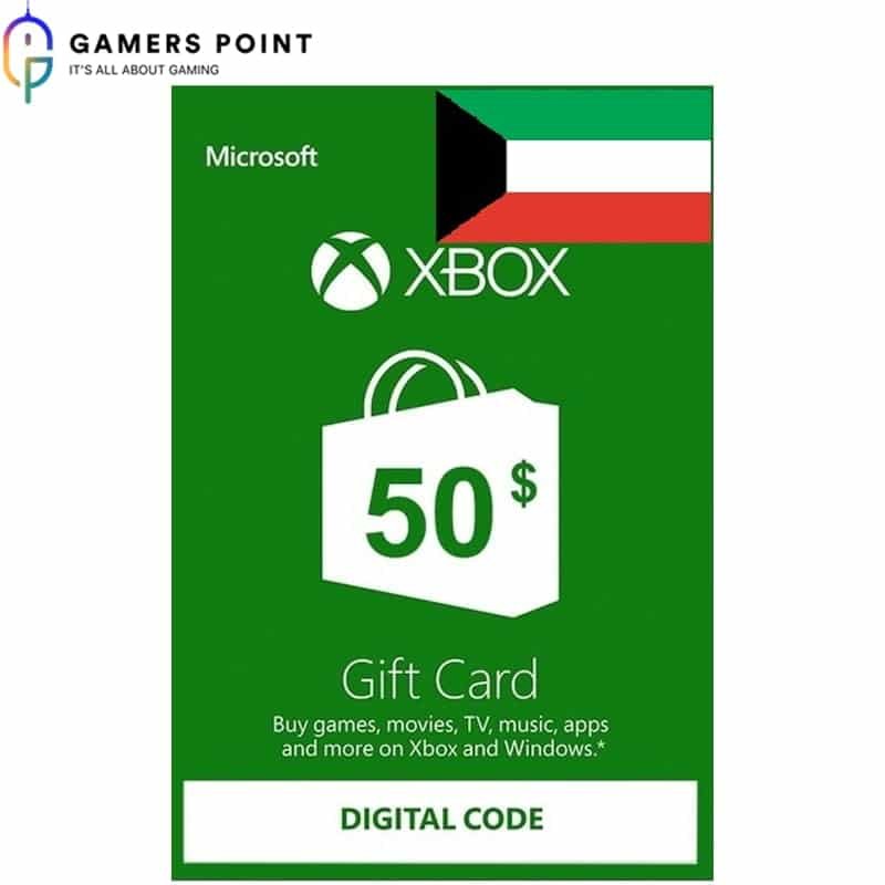 Xbox Gift Card (50$) Kuwait at Gamerspoint - Gaming Shop