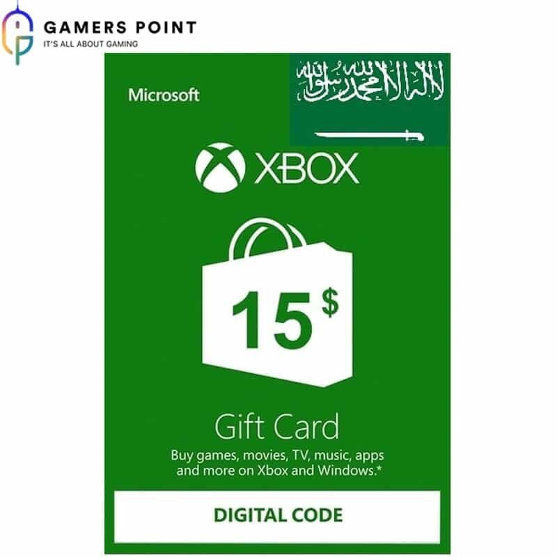 Xbox Gift Card (15$) KSA | Gamerspoint - Gaming Store in Bahrain