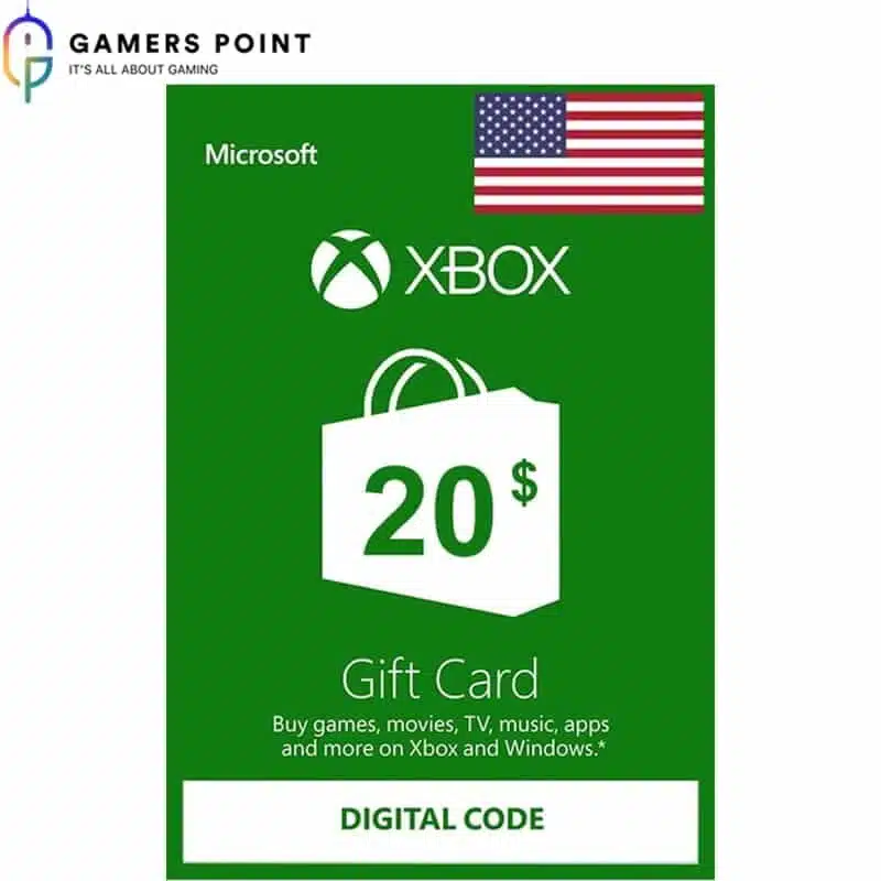 XBOX Gift Card (20$) USA | Gamerspoint - Gaming Store Bahrain