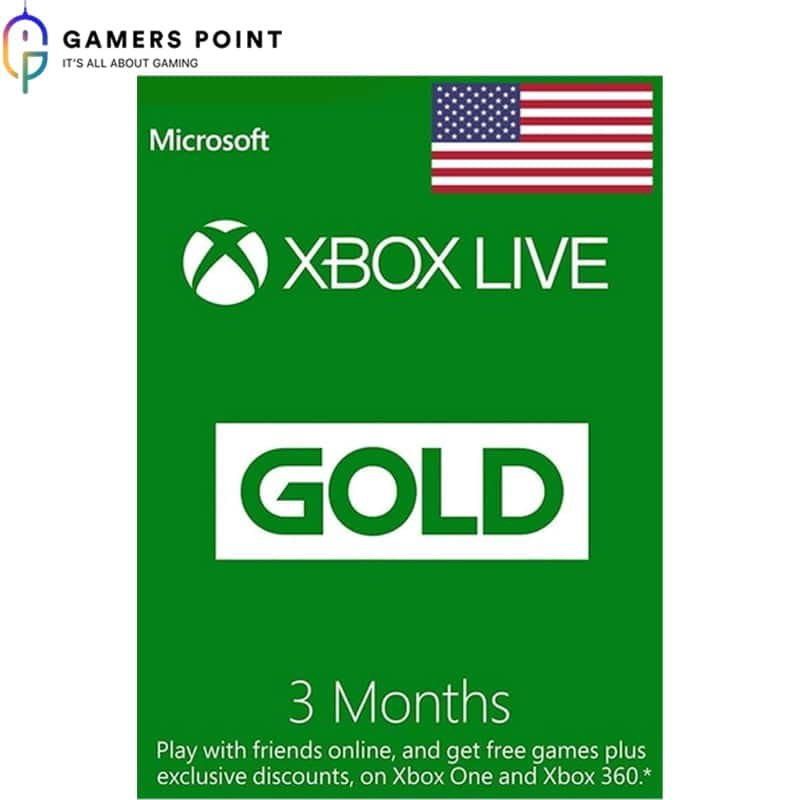 XBOX Gift Card (3 Months) USA | Gamerspoint Now In Bahrain