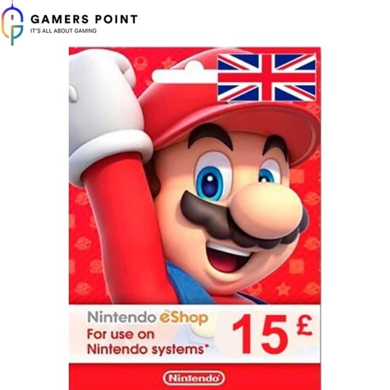 Get Your Nintendo Gift Card 15 £ UK and More in Bahrain