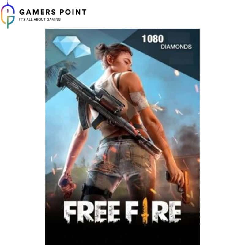 FREEFIRE Gift Card (1080) Diamonds at Gamerspoint In Bahrain